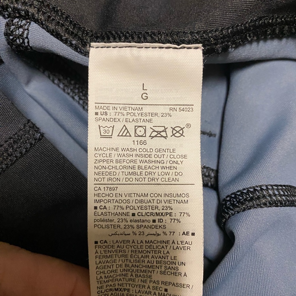 Old Navy Women’s High-Waisted PowerSoft Side-Pocket 7/8 Run Leggings Size L Gym - Picture 6 of 15